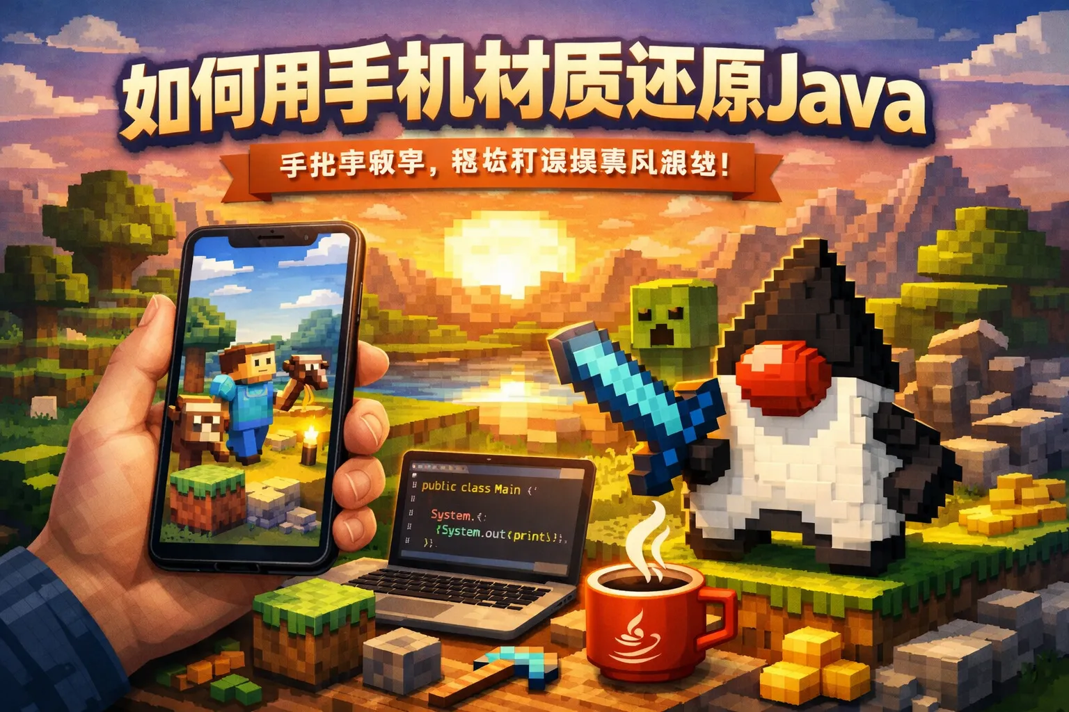 如何用手机版材质还原java