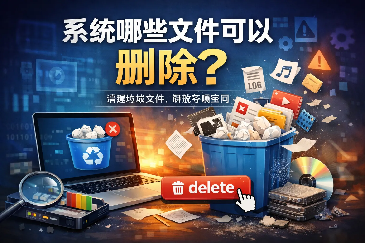 系统哪些文件可以删除