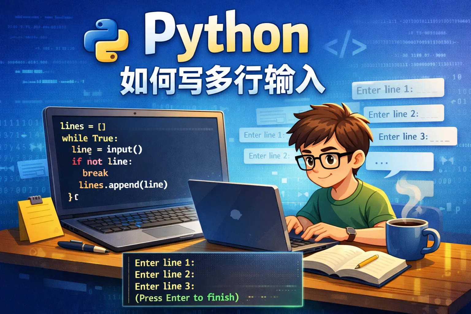 python如何写多行输入