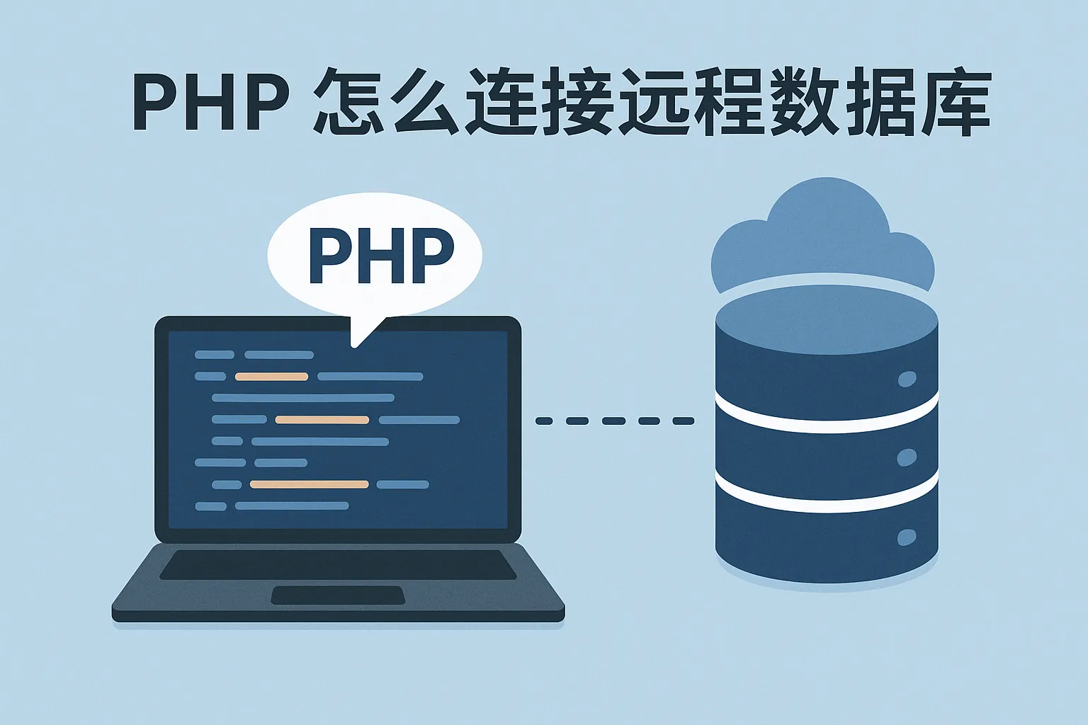 php 怎么连接远程数据库