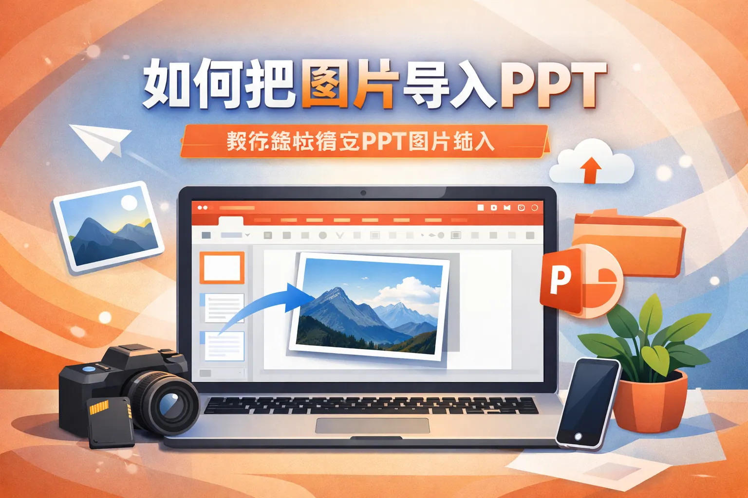 如何把图片导入ppt