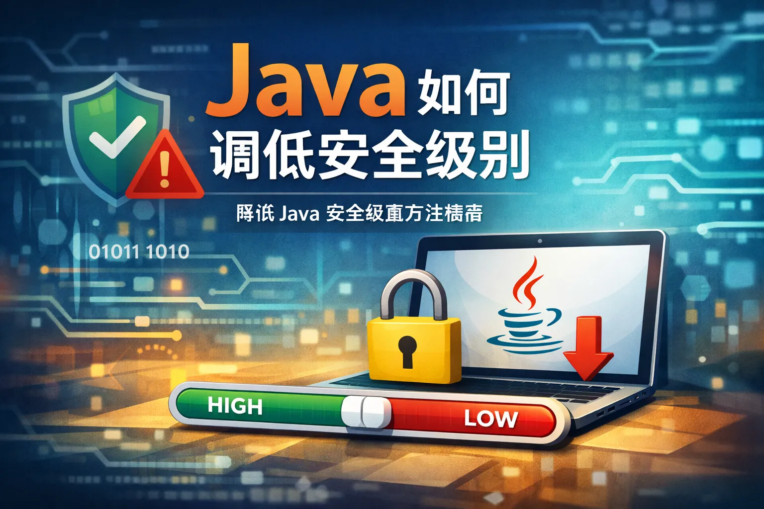 配置java如何调低安全级别