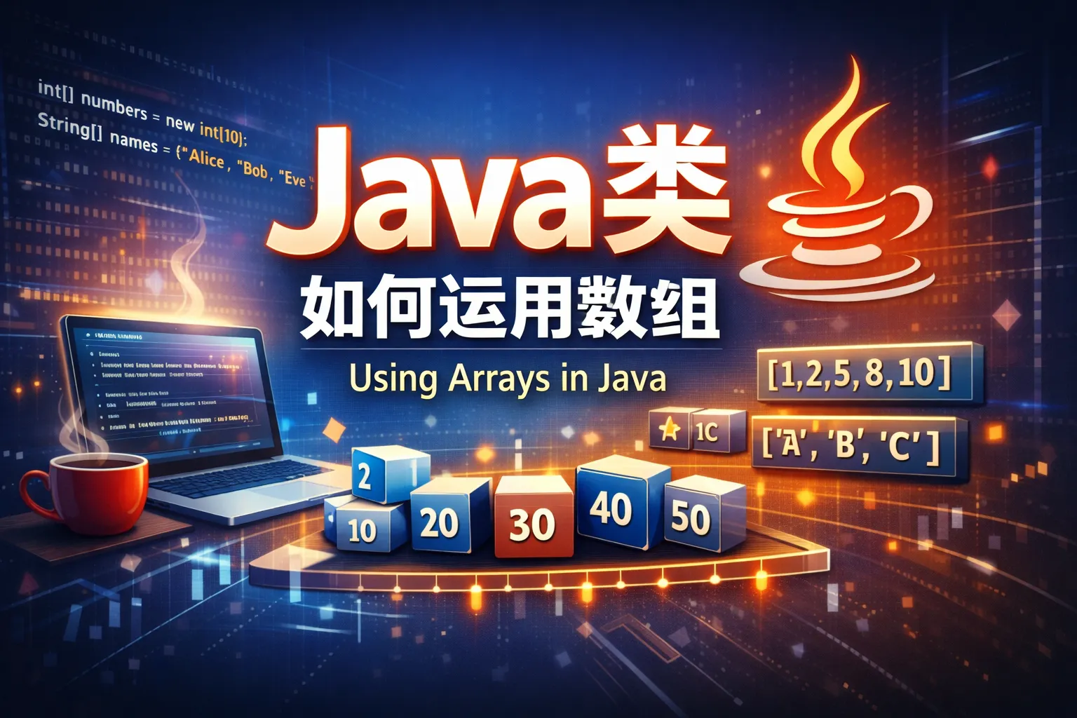 java类如何运用数组
