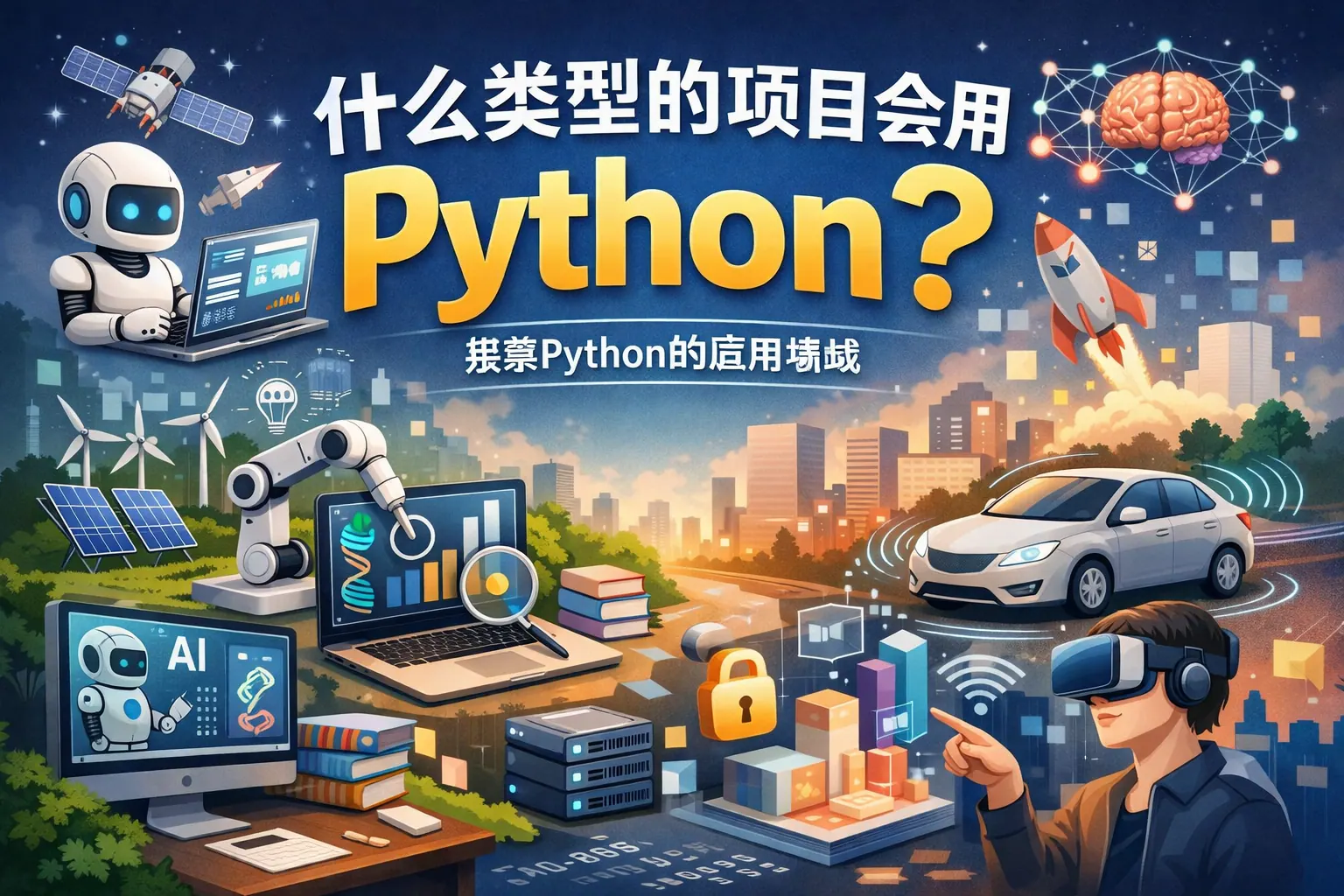什么类型的项目会用到python