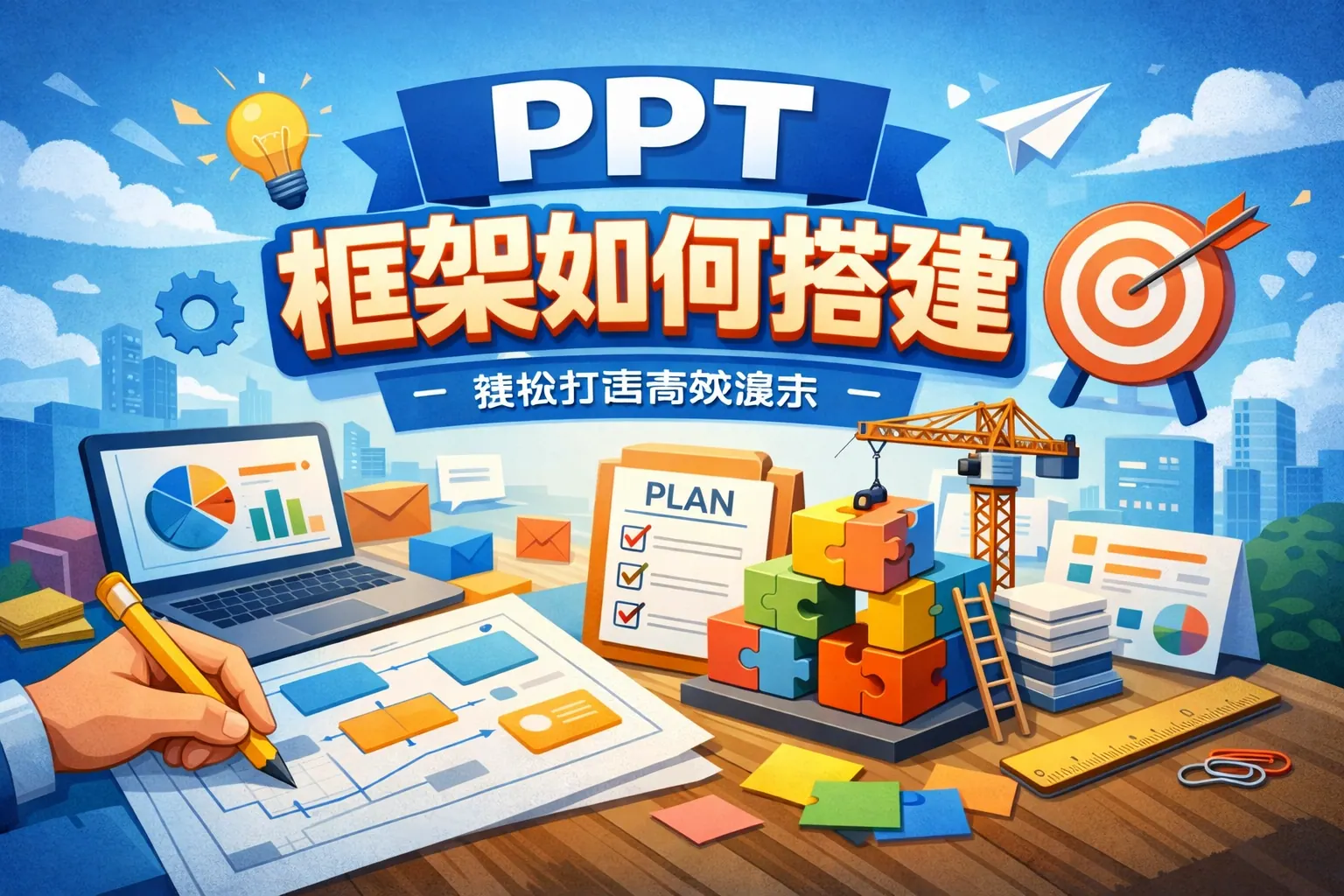 ppt框架如何搭建