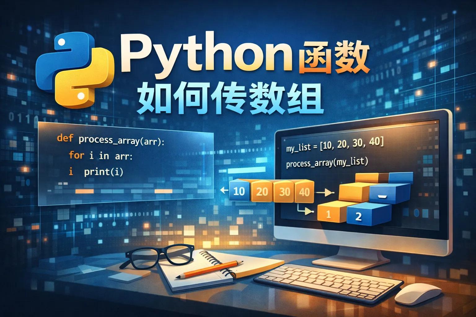 python函数如何传数组