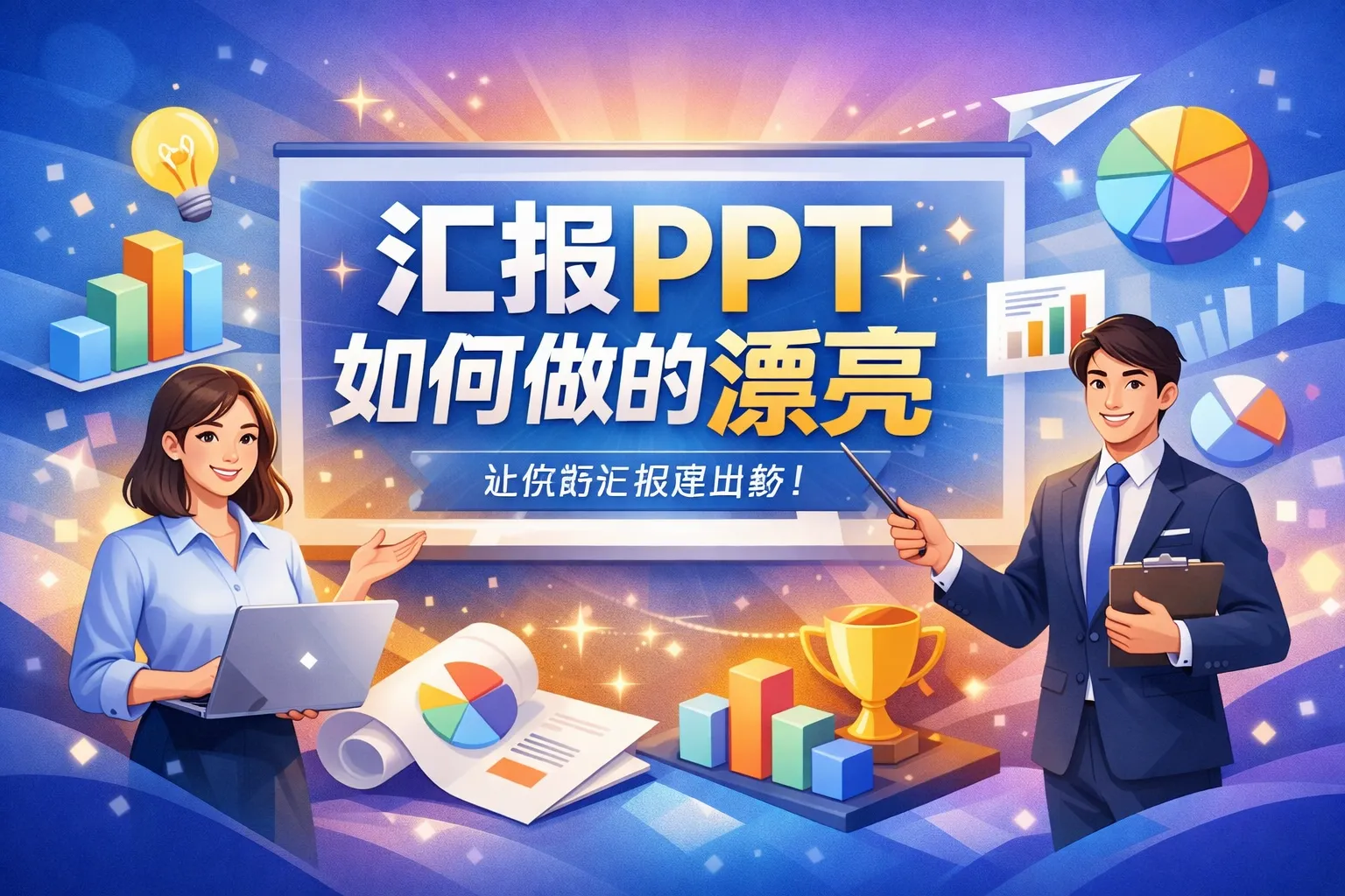 汇报ppt如何做的漂亮