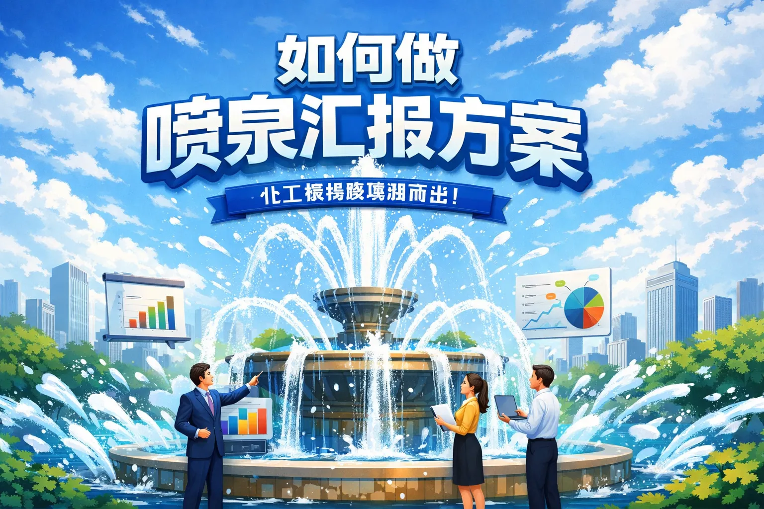 如何做喷泉汇报方案