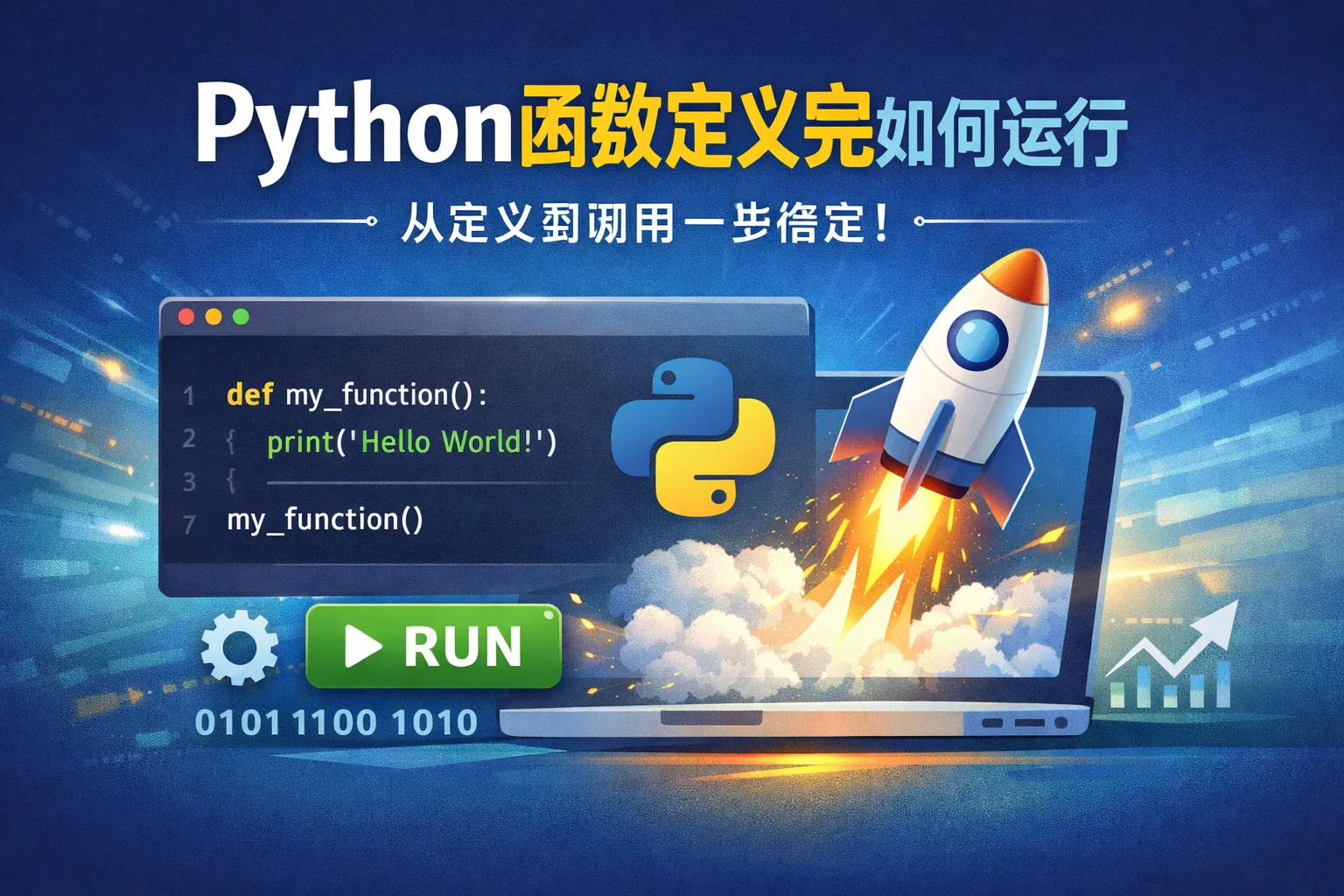 python函数定义完如何运行