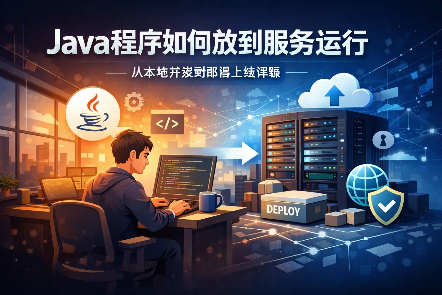 java程序如何放到服务器运行
