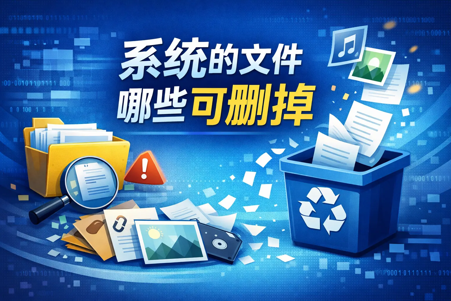 系统的文件哪些可删掉