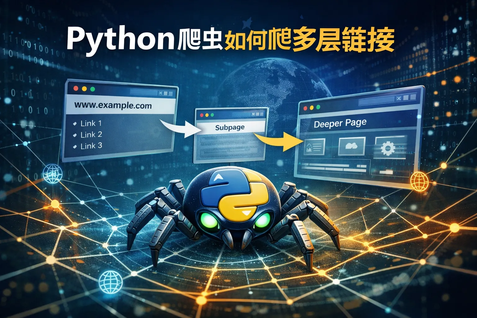 python爬虫如何爬多层连接