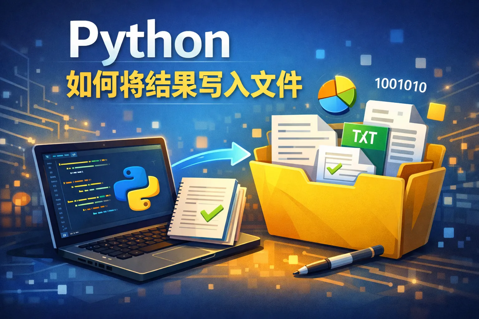 python 如何将结果写入