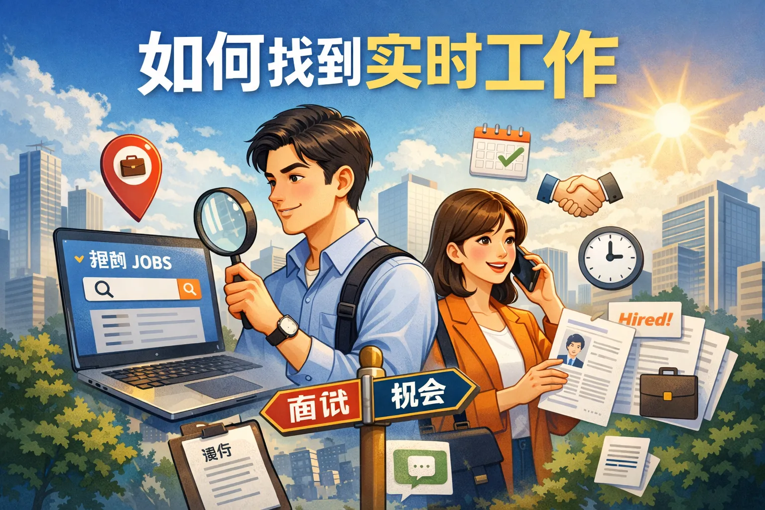 如何找到实时工作