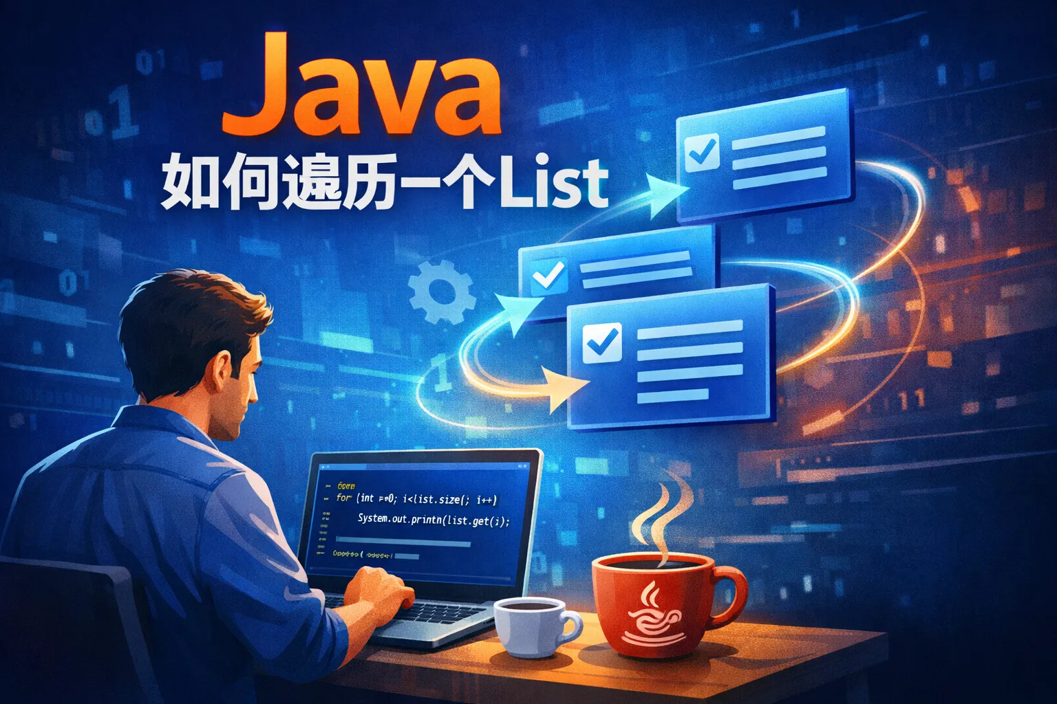 java如何遍历一个list