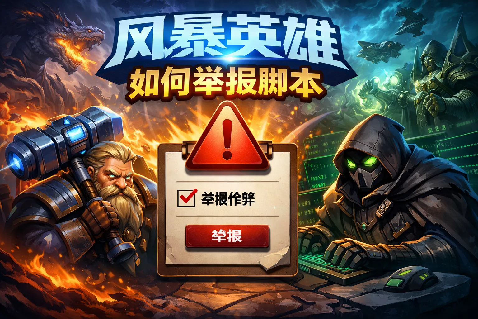 风暴英雄如何举报脚本