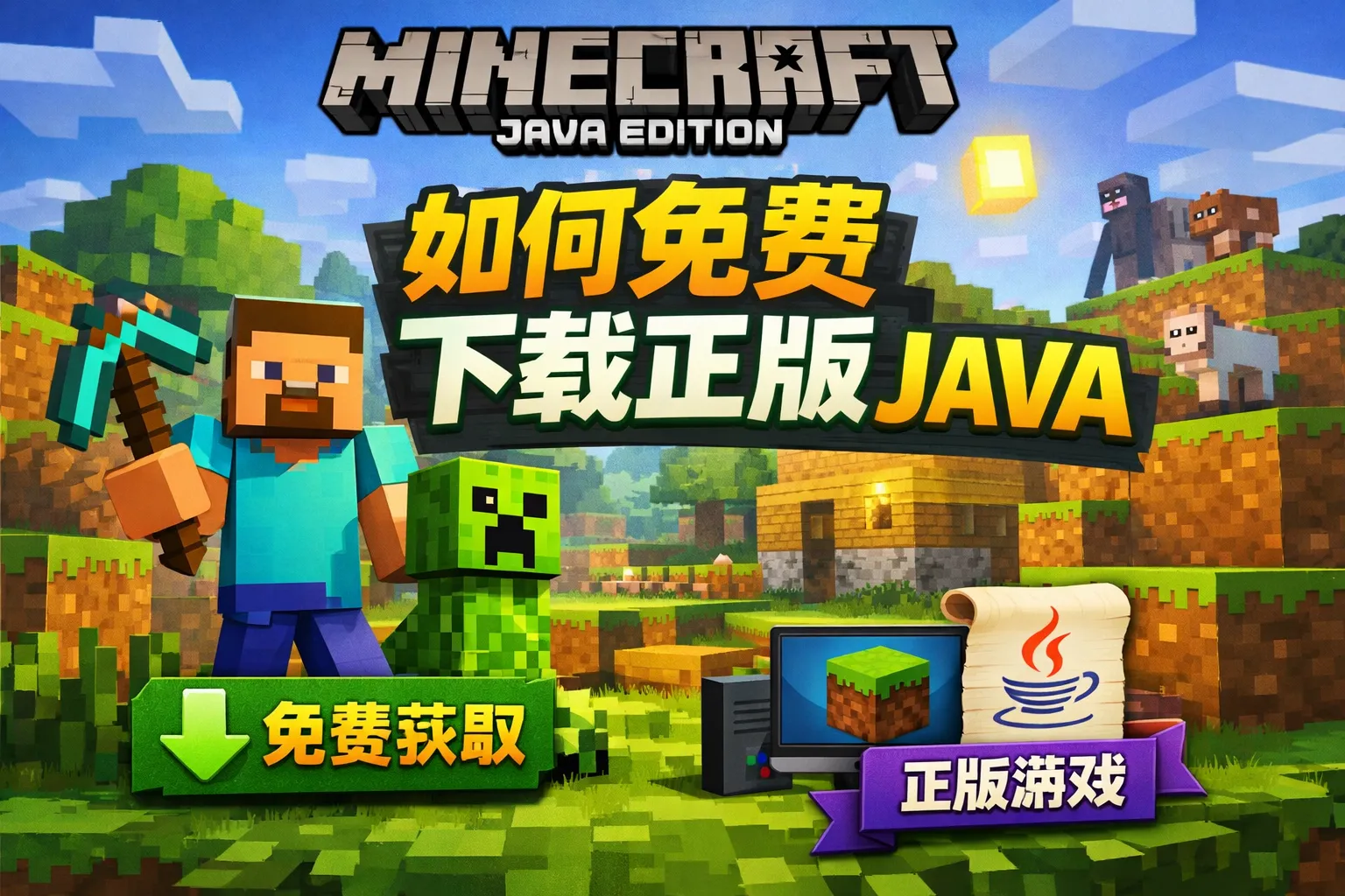 mc如何免费下载正版java