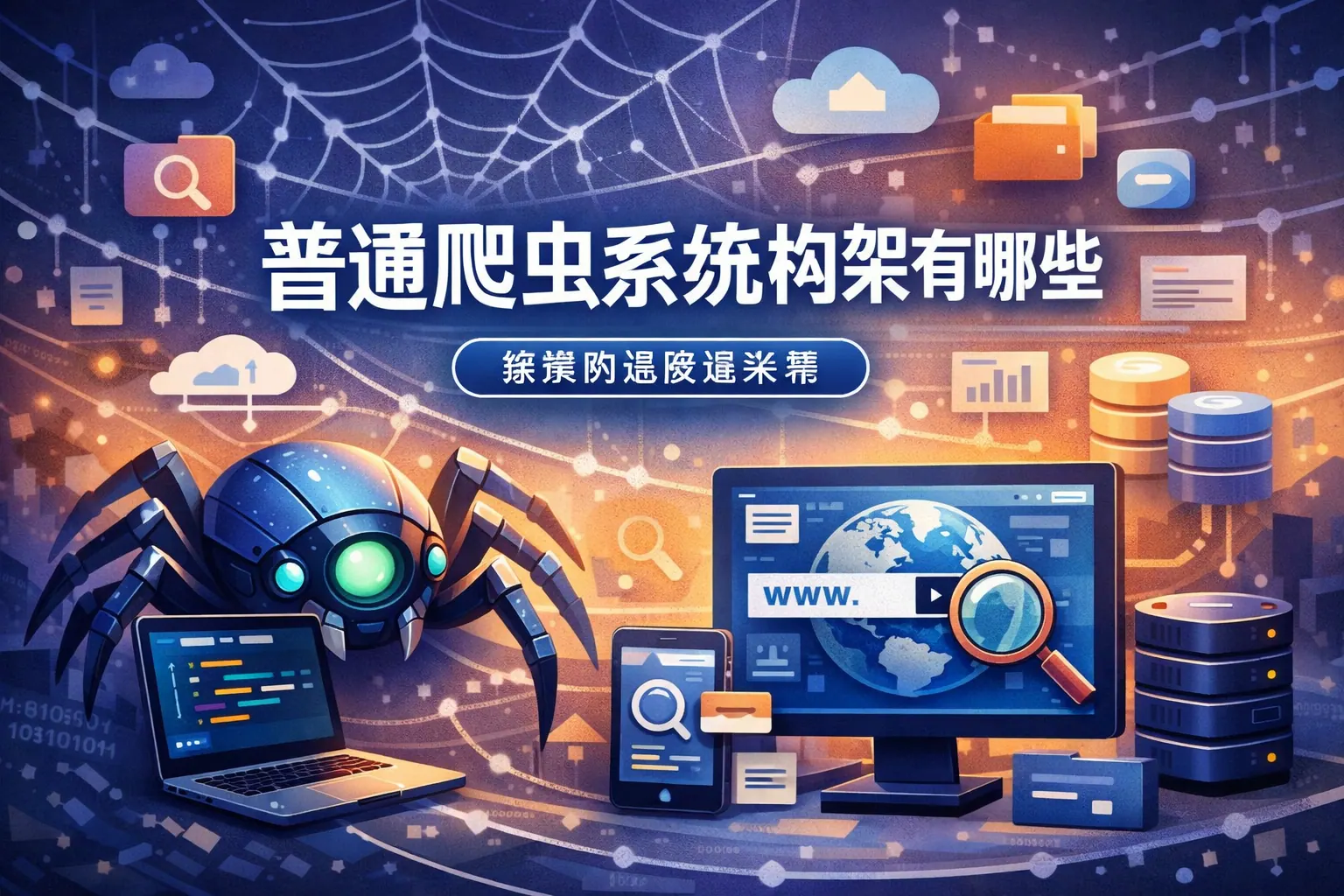 普通爬虫系统构架有哪些