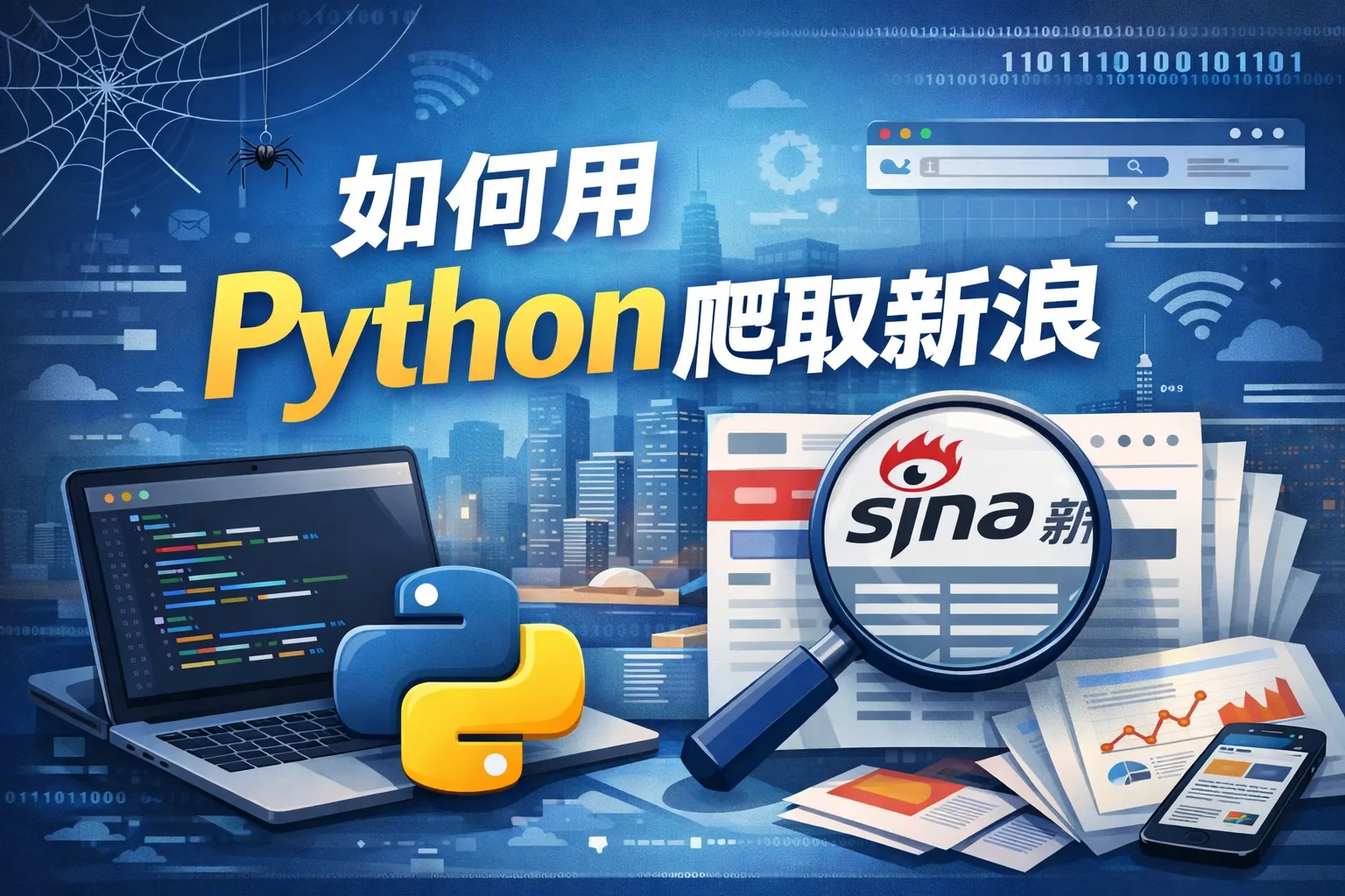 如何用python爬取新浪