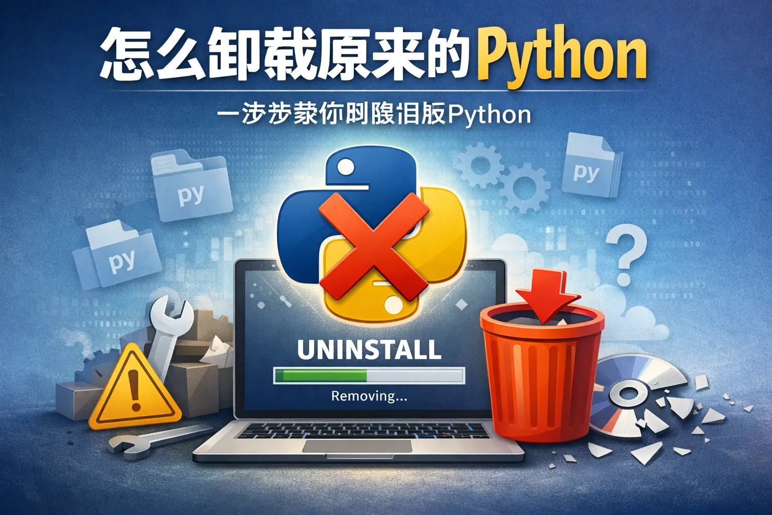 怎么卸载原来的python