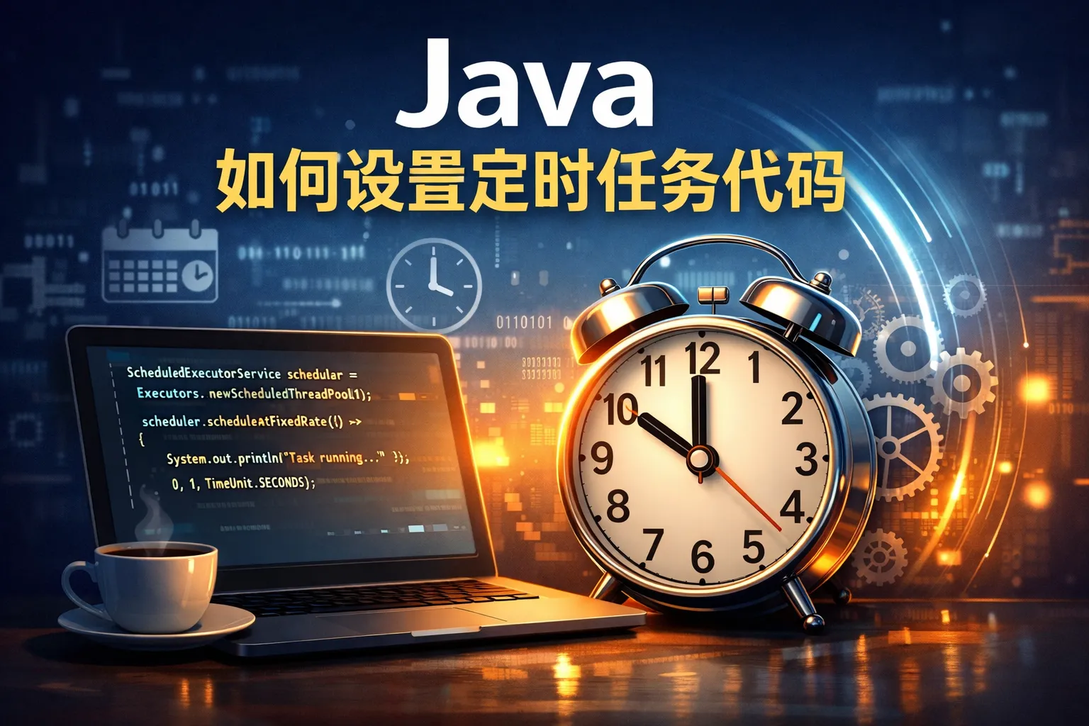 java如何设置定时任务代码
