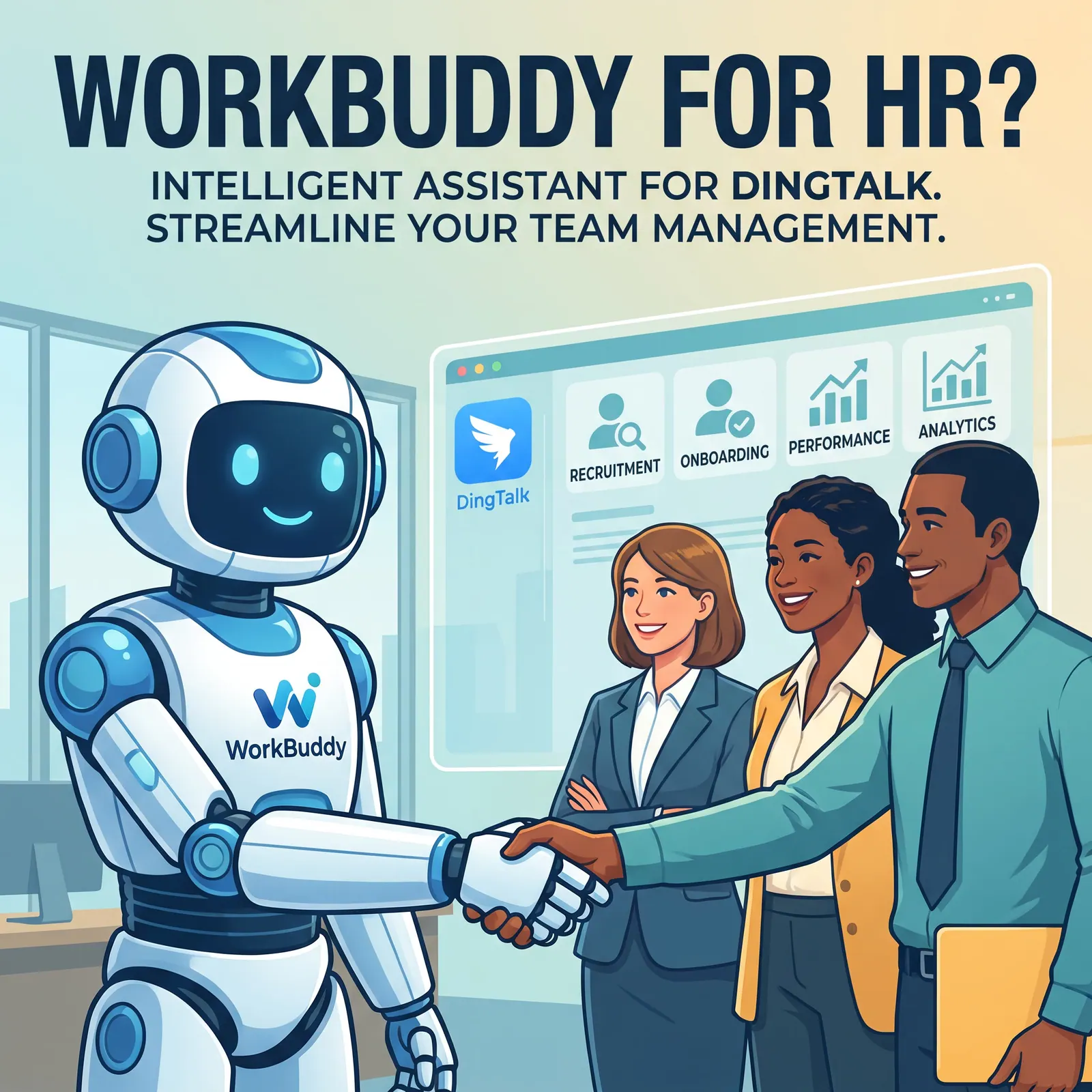 WorkBuddy钉钉助理适合HR团队吗?