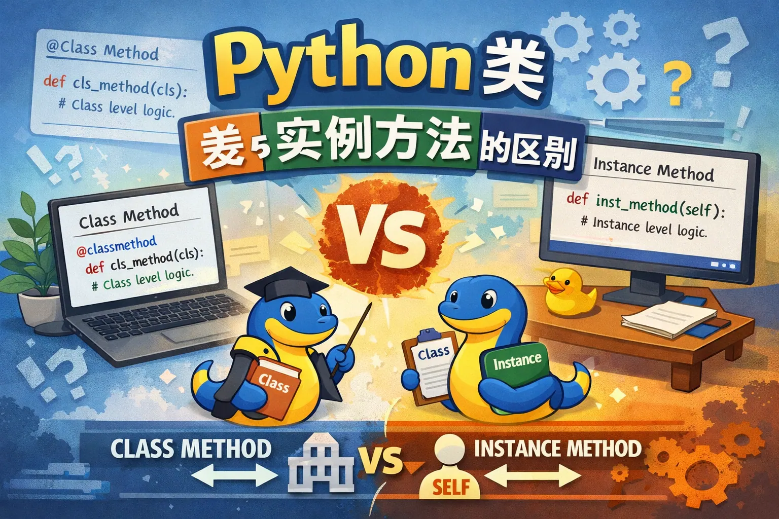 python 类 实例方法的区别
