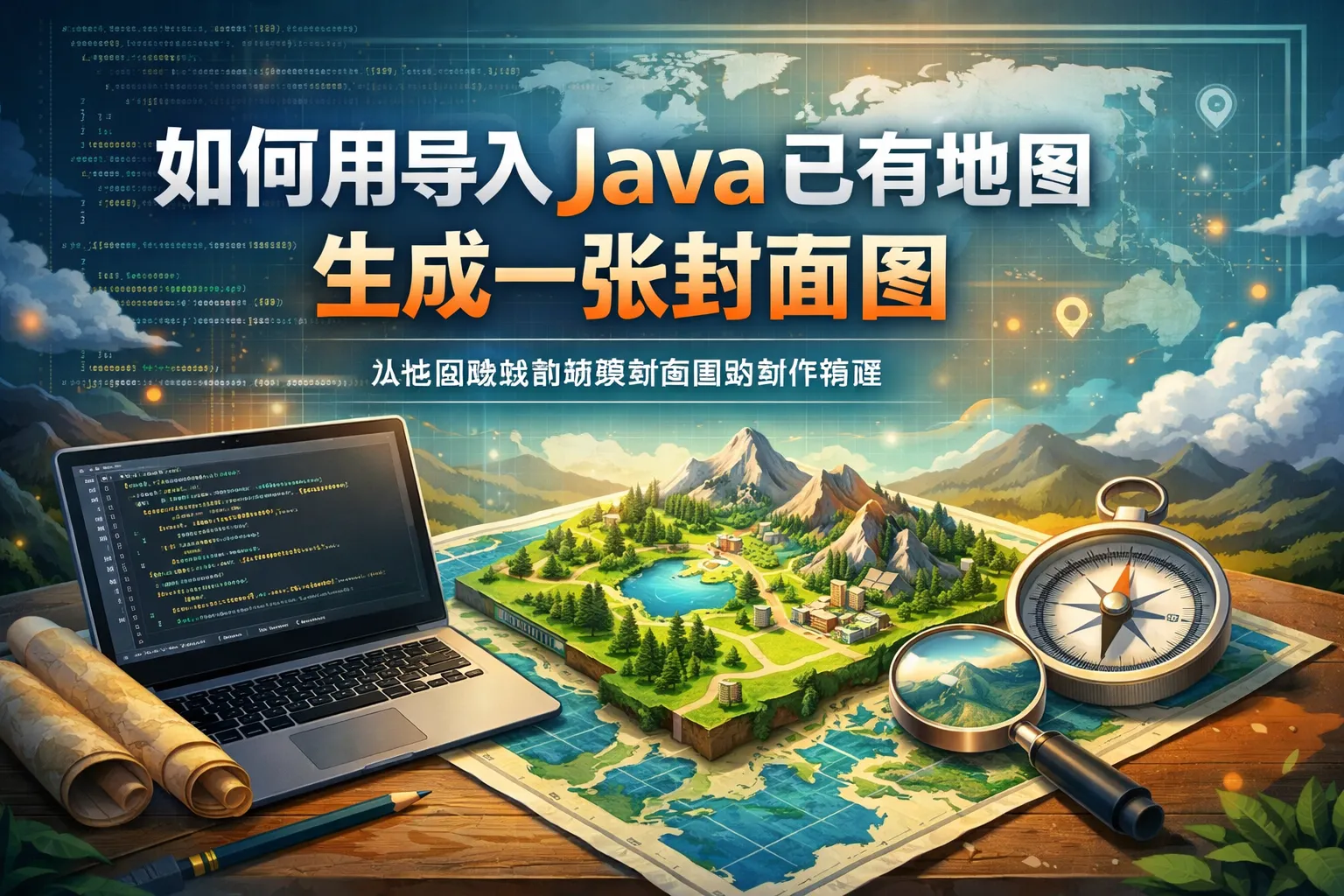 如何用导入java已有地图