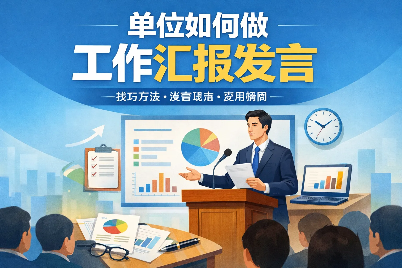 单位如何做工作汇报发言