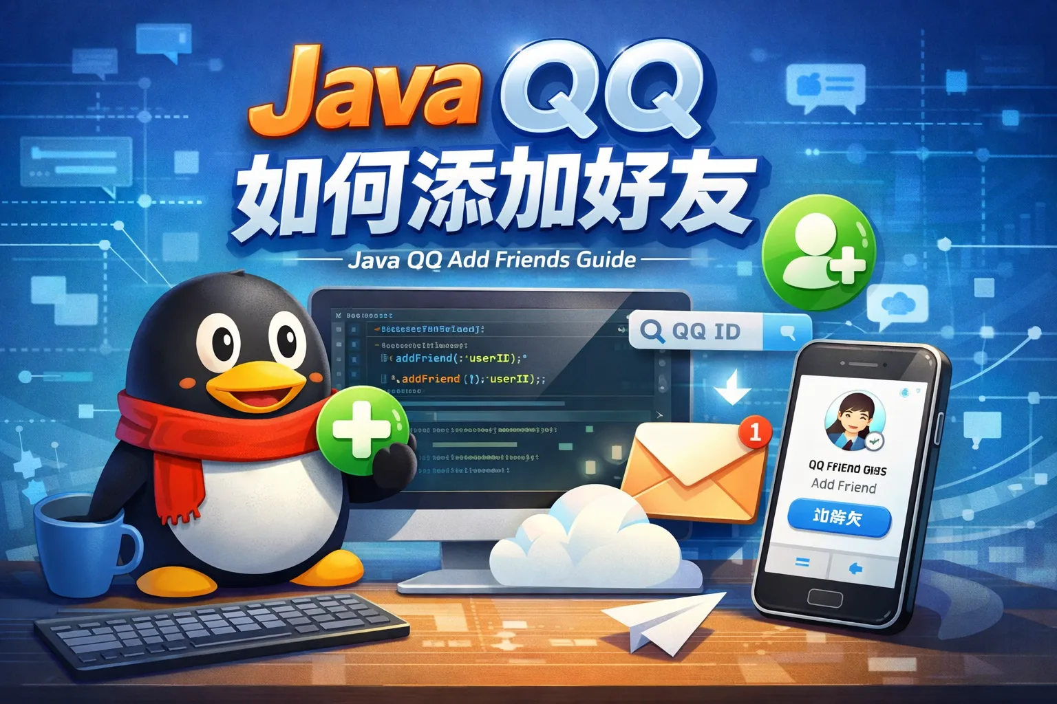 java qq 如何添加好友