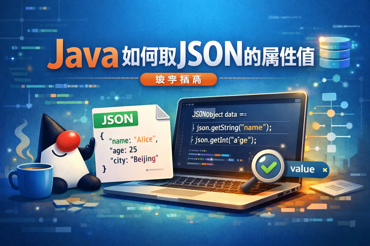 java如何取json的属性值