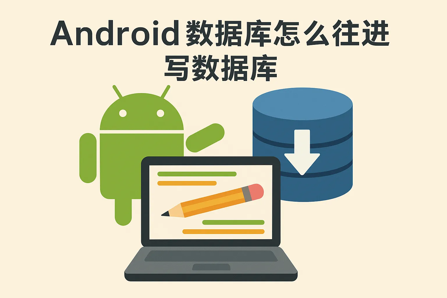 android数据库怎么往进写数据库