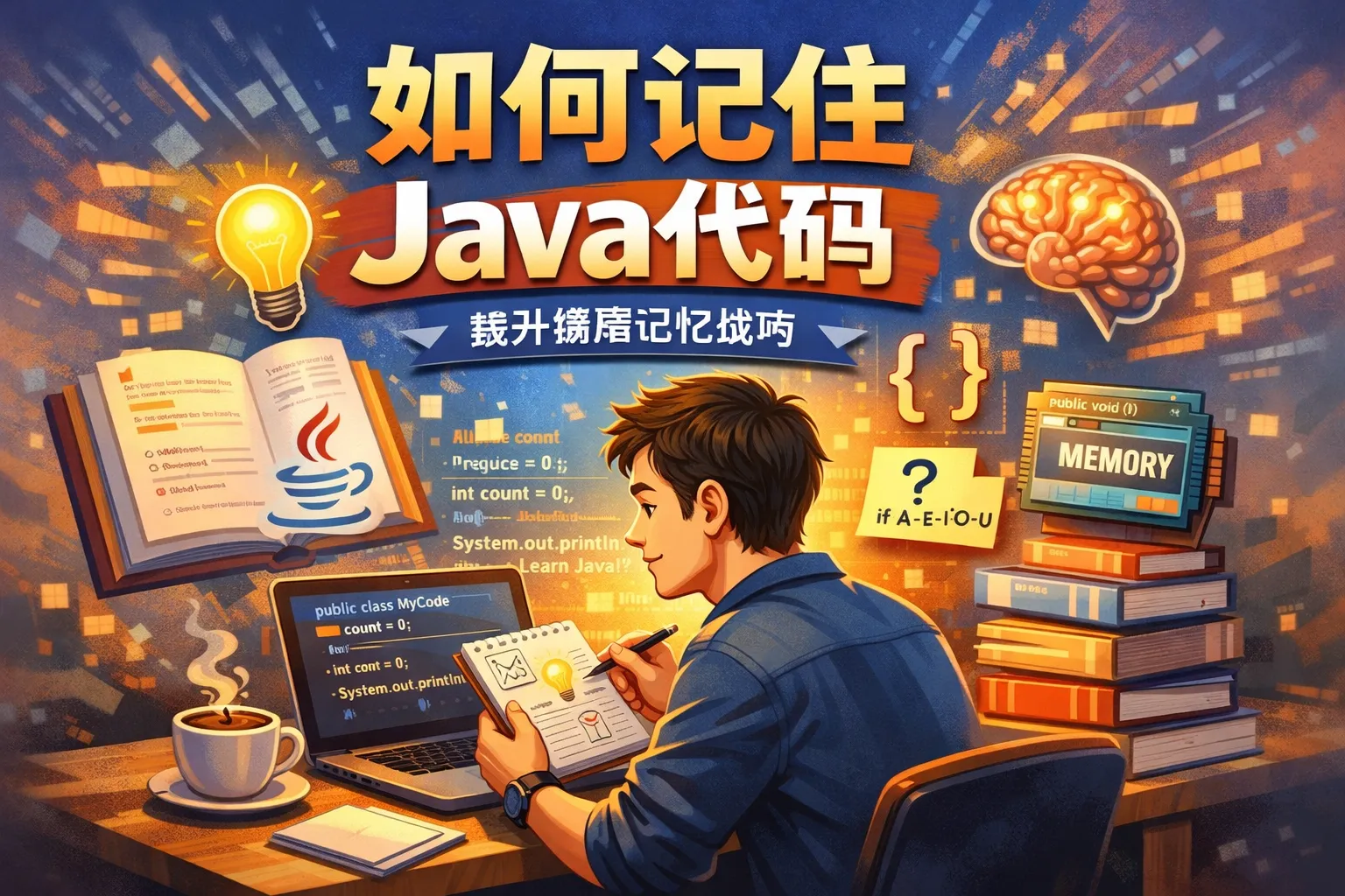 如何记住java代码