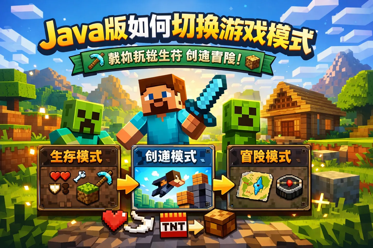 java版如何切换游戏模式