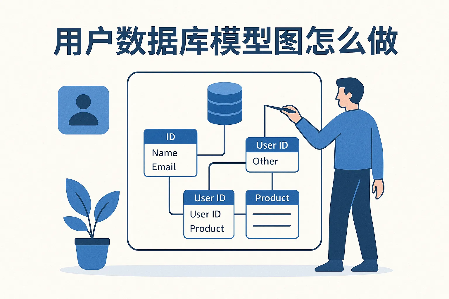 用户数据库模型图怎么做