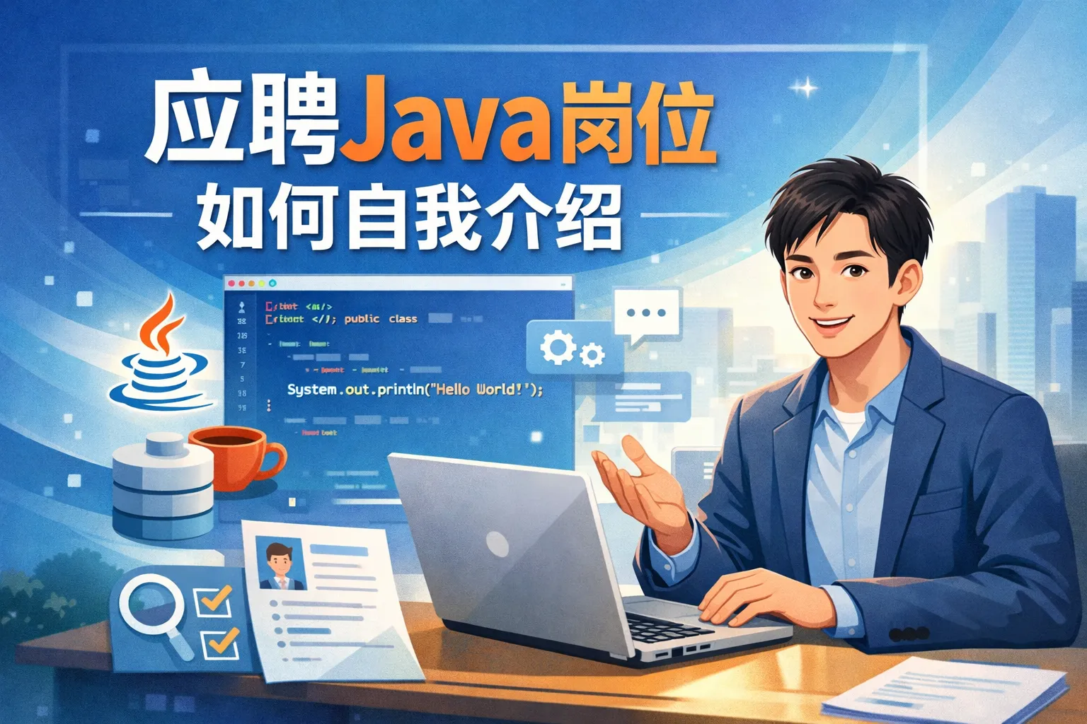 应聘java岗位如何自我介绍