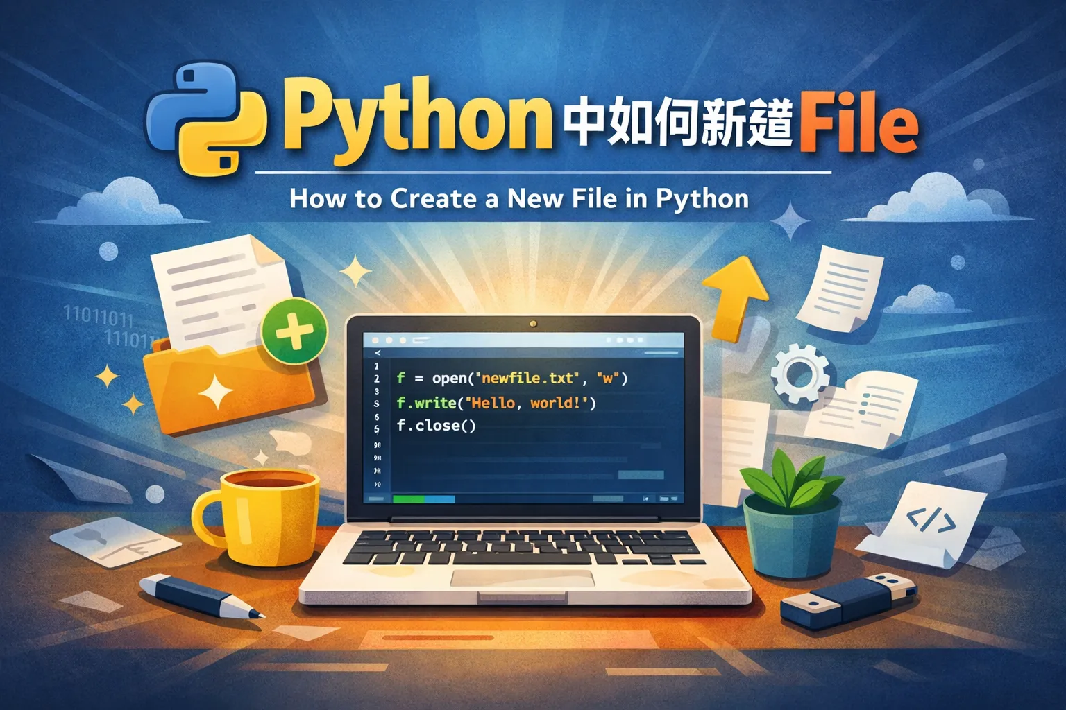 python中如何新建file