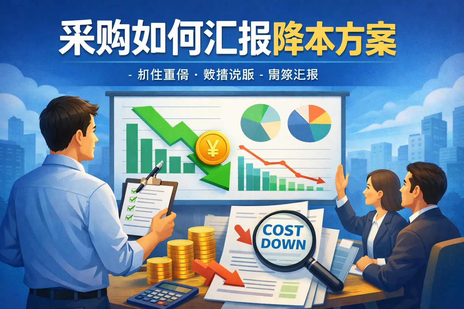 采购如何汇报降本方案
