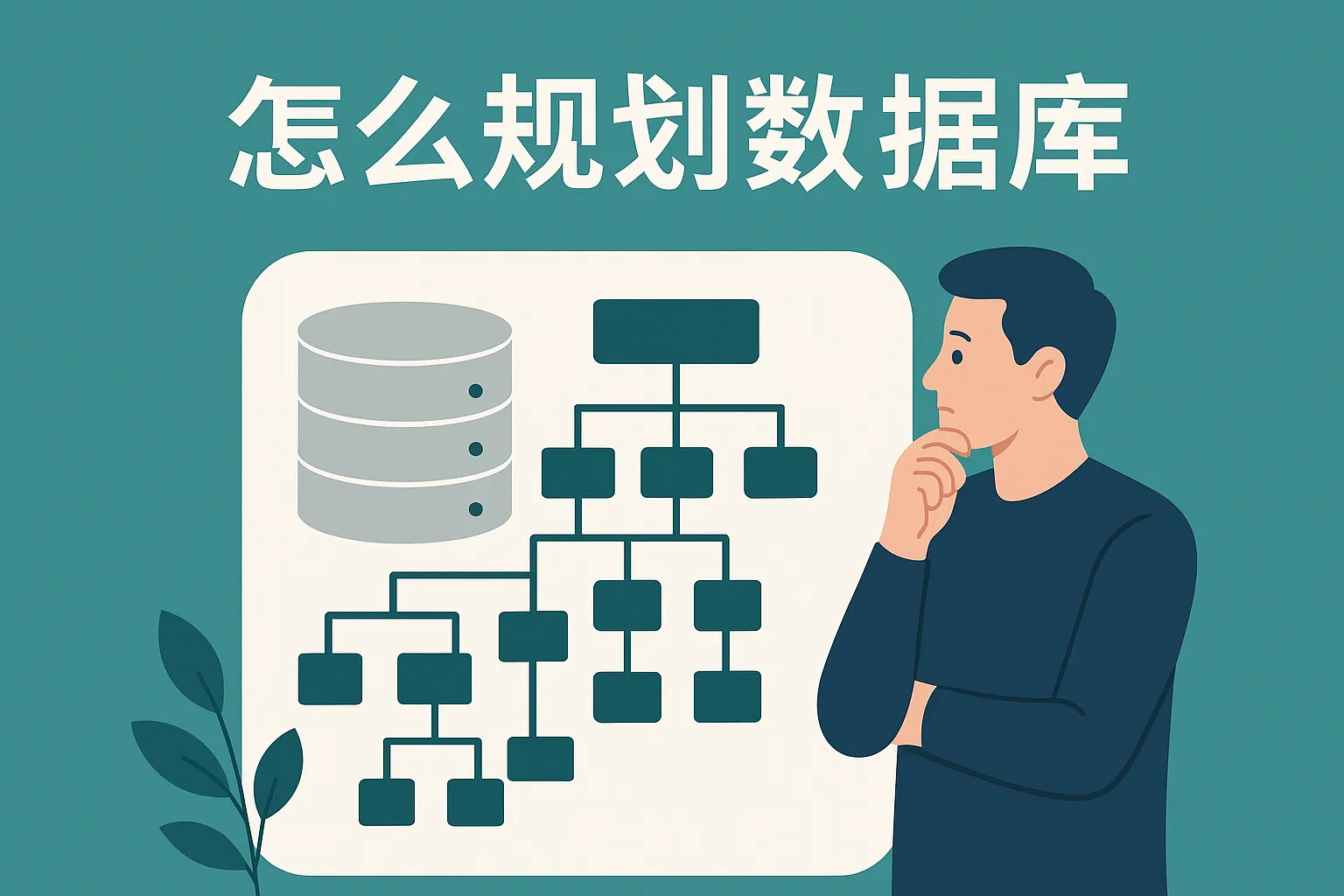 怎么规划数据库
