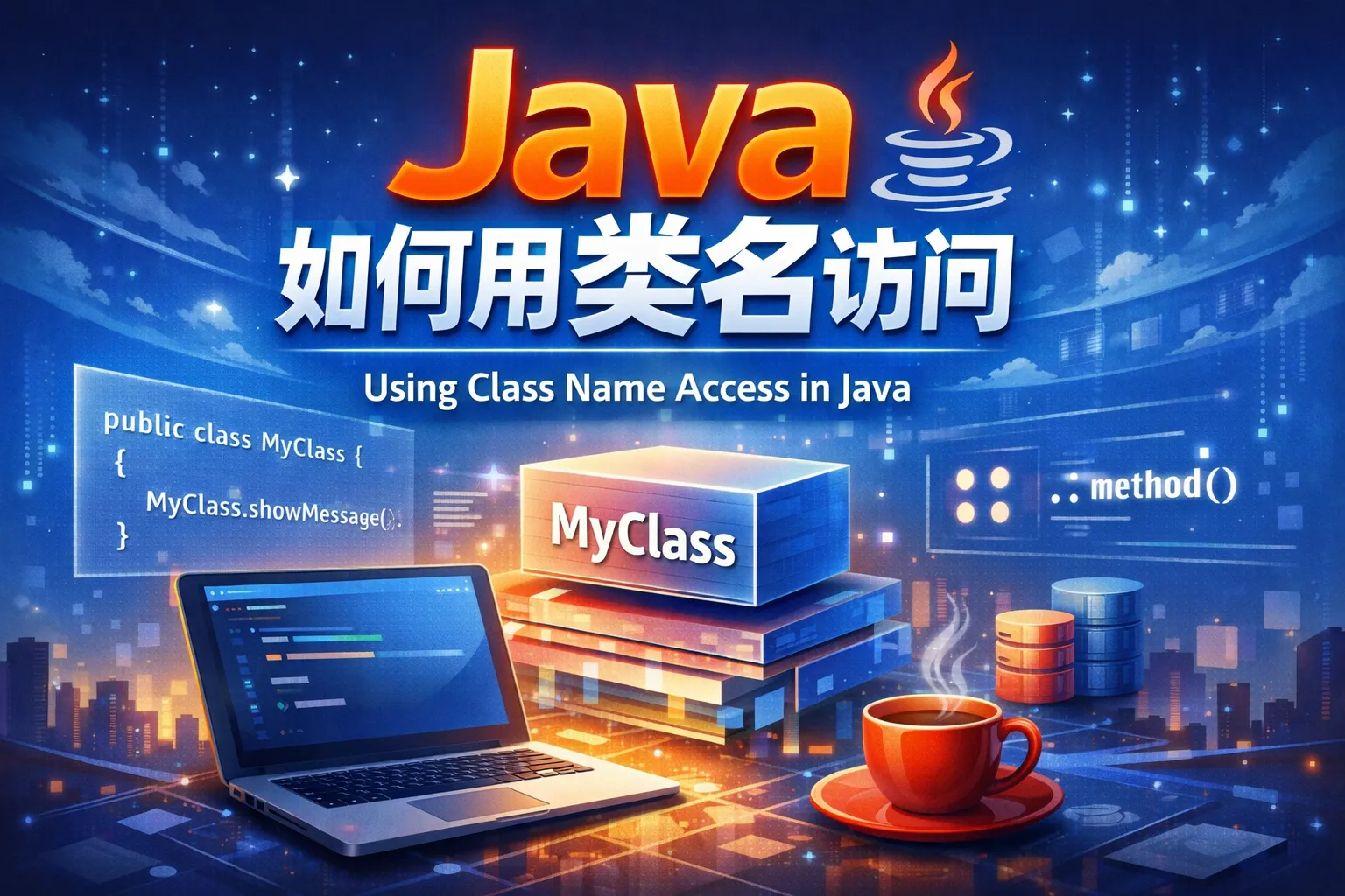 java如何用类名访问