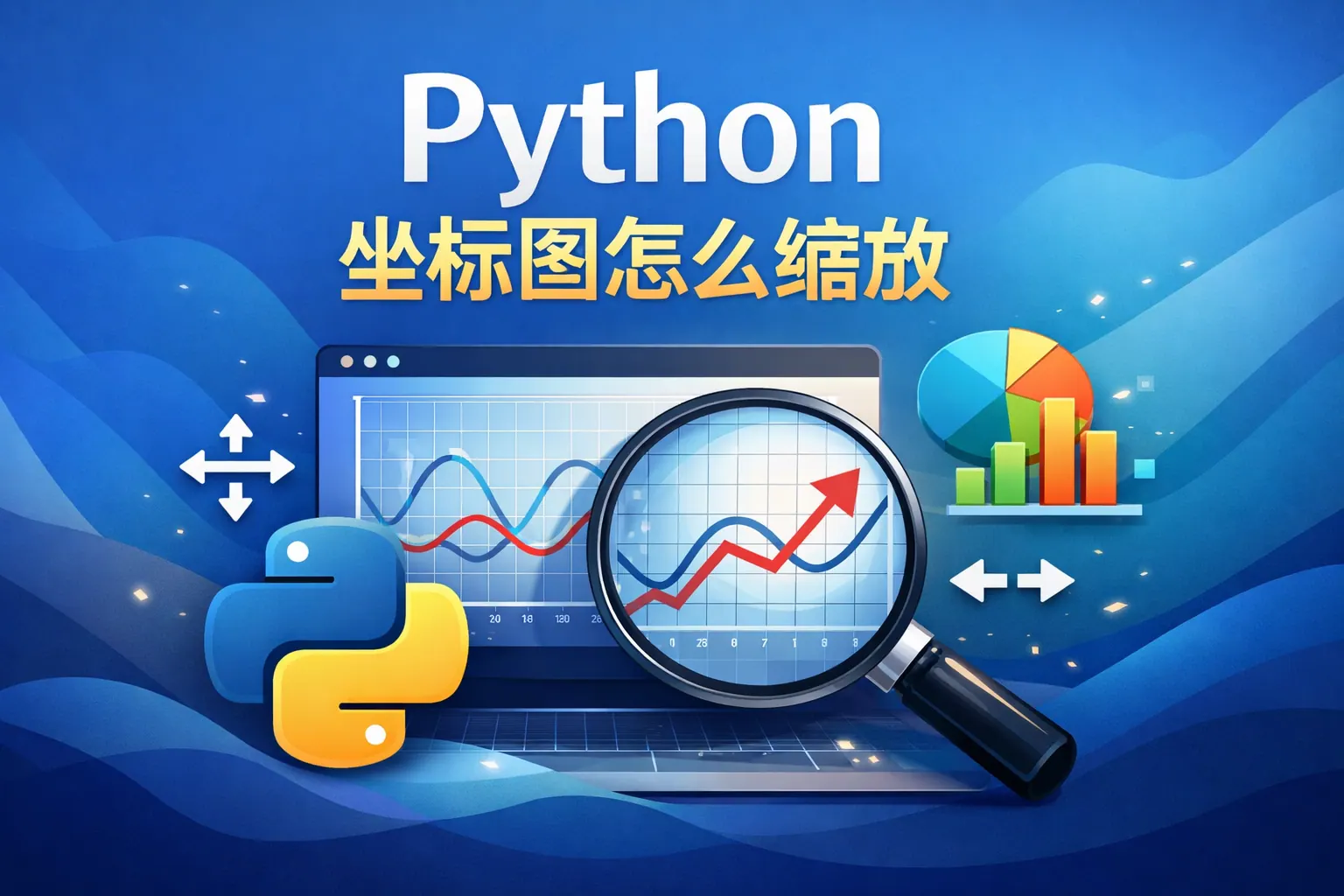python坐标图怎么缩放