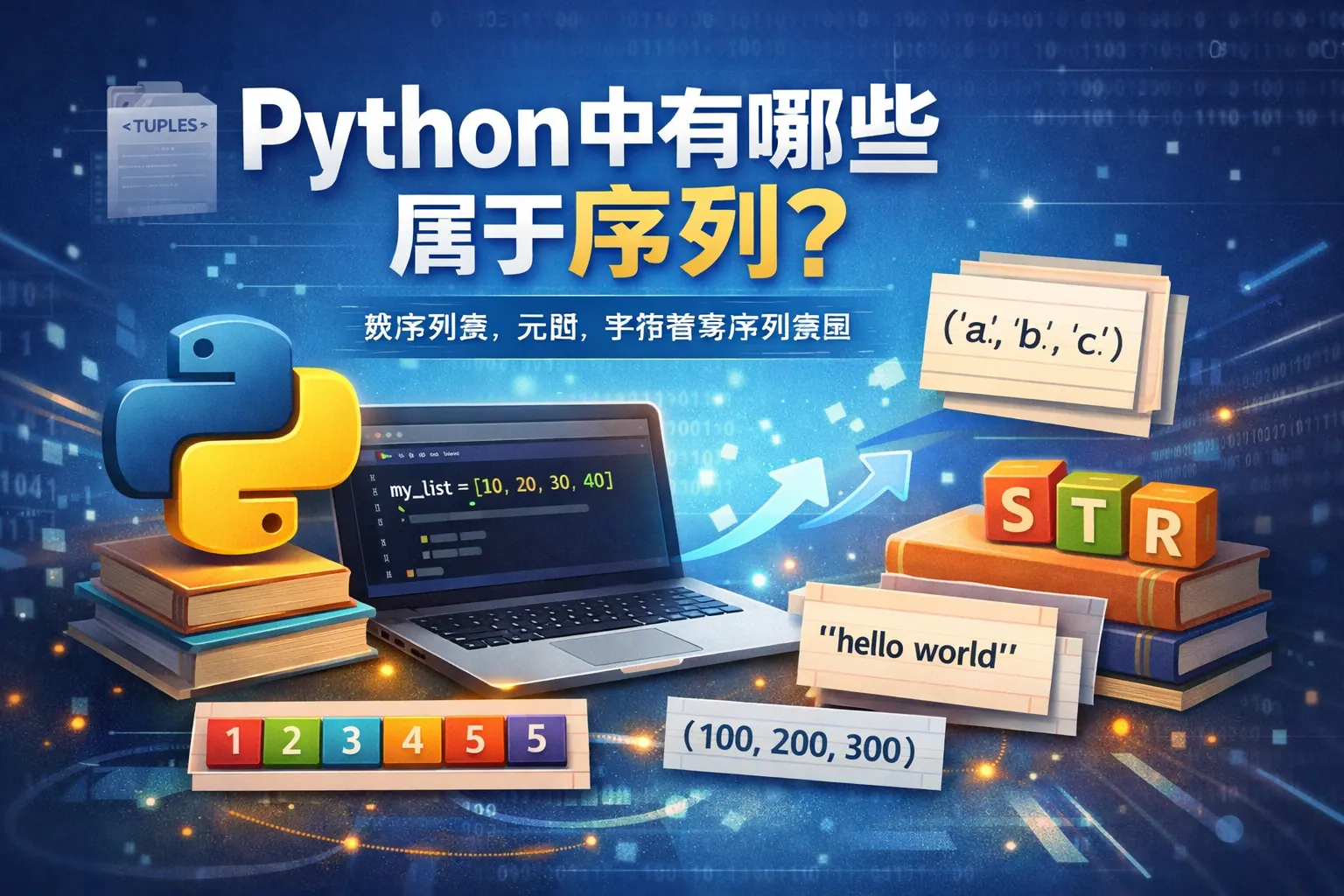 python中有哪些属于序列的