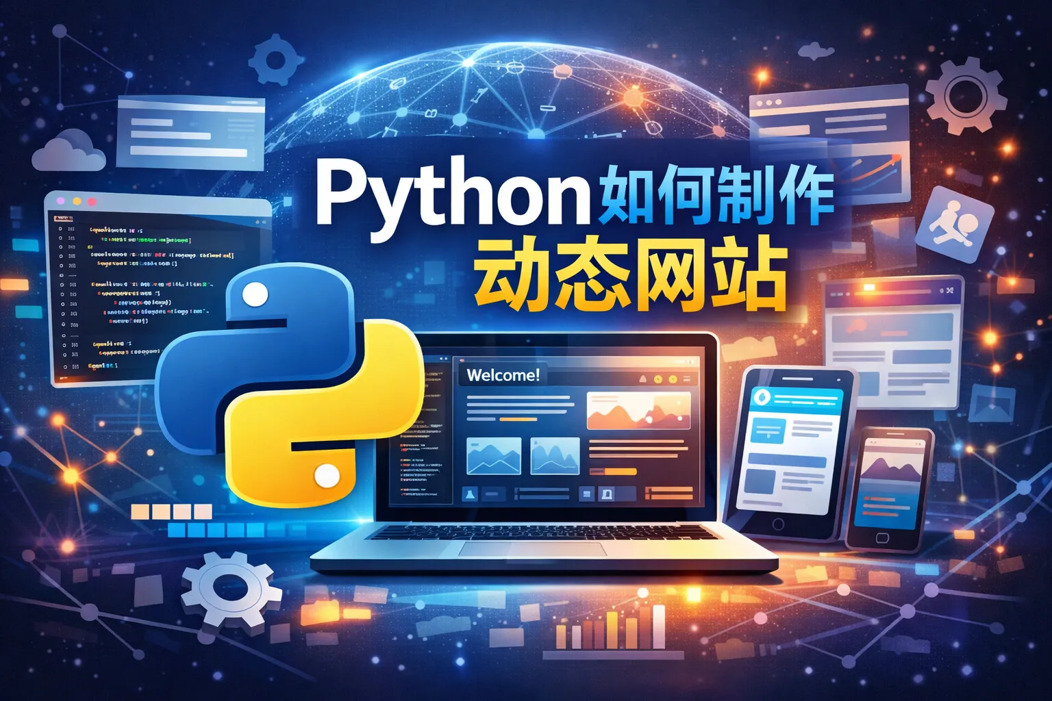 python如何制作动态网站