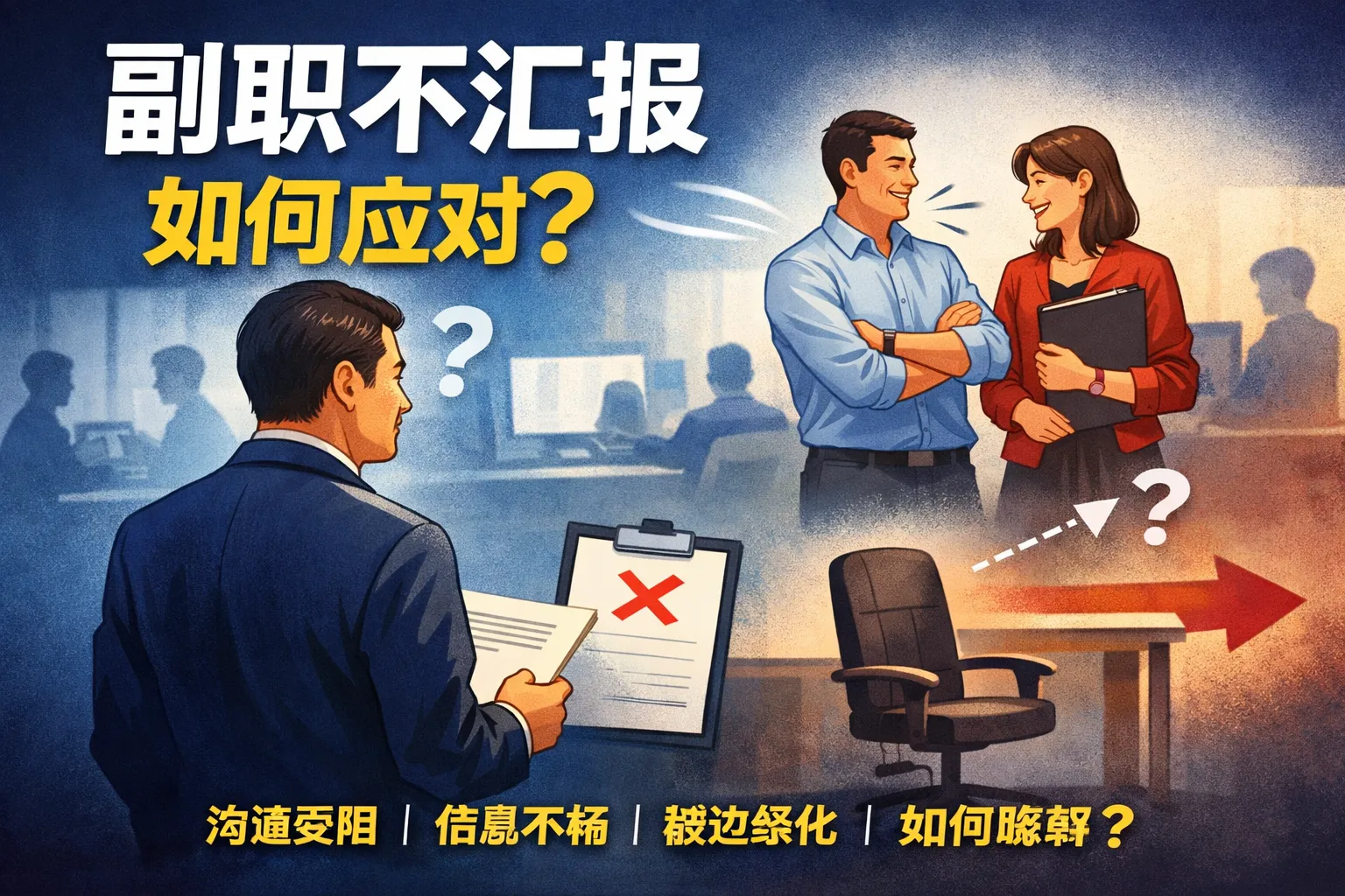 副职不汇报如何应对