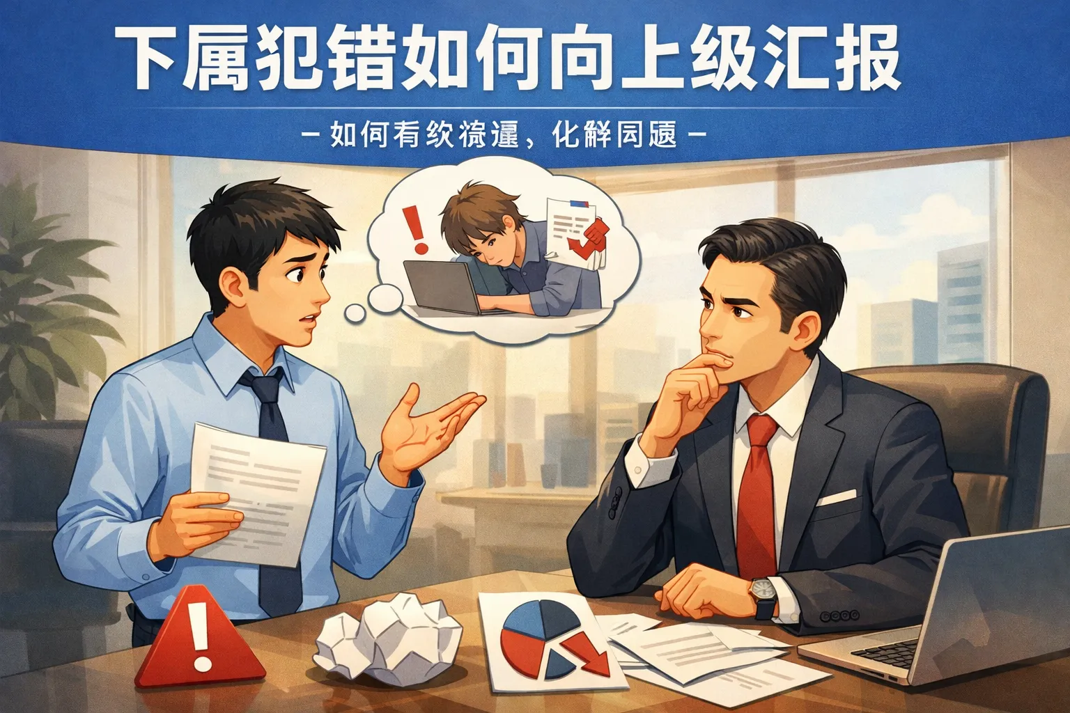 下属犯错如何向上级汇报