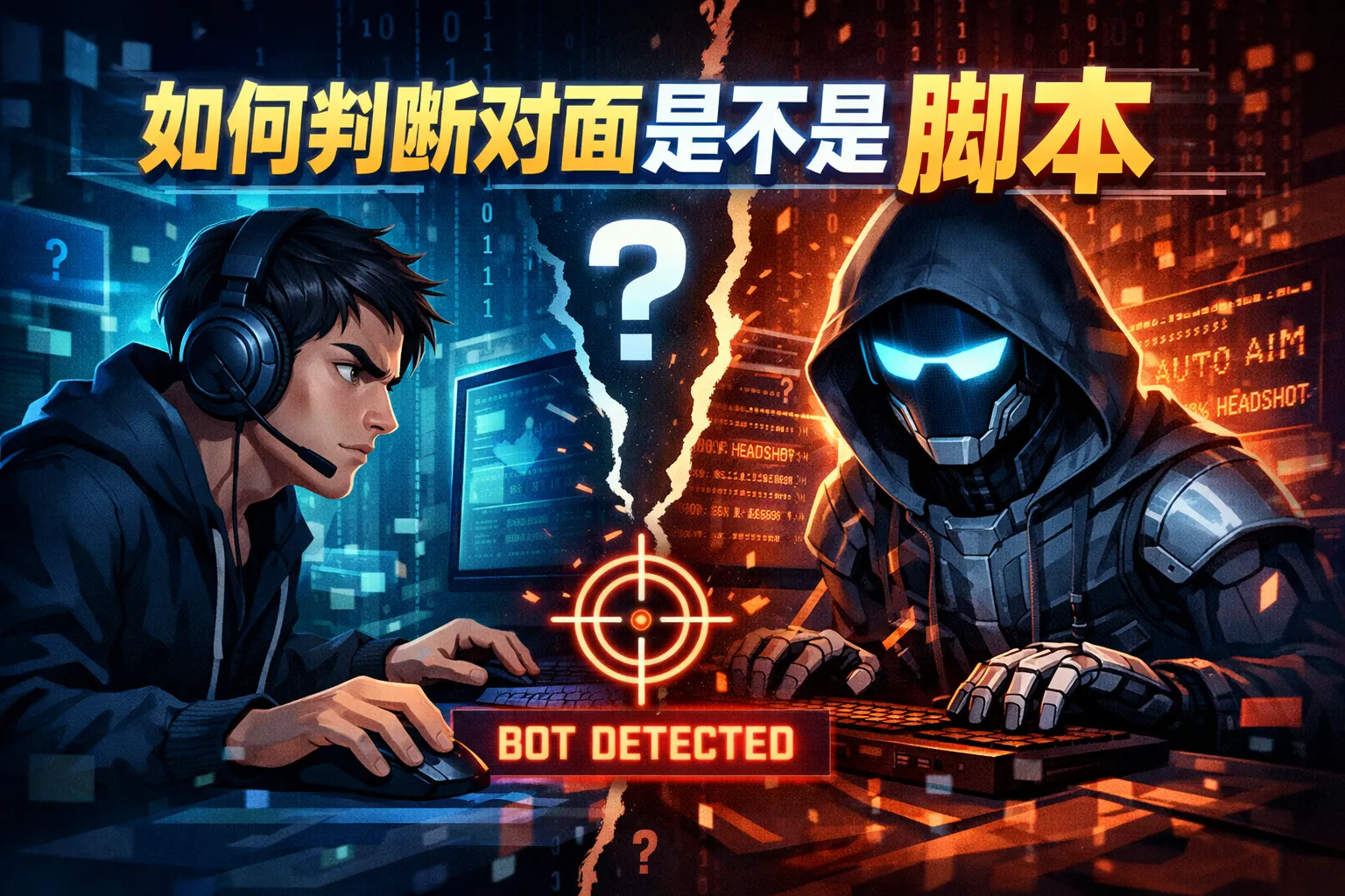 如何判断对面是不是脚本