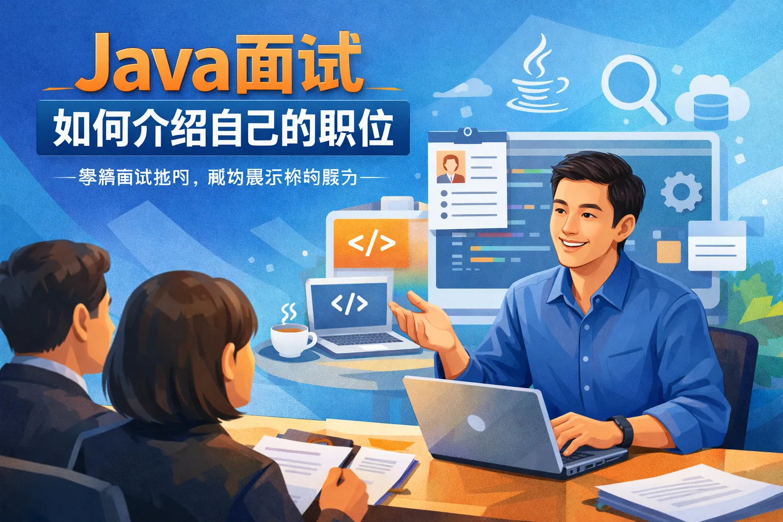 java面试如何介绍自己的职位