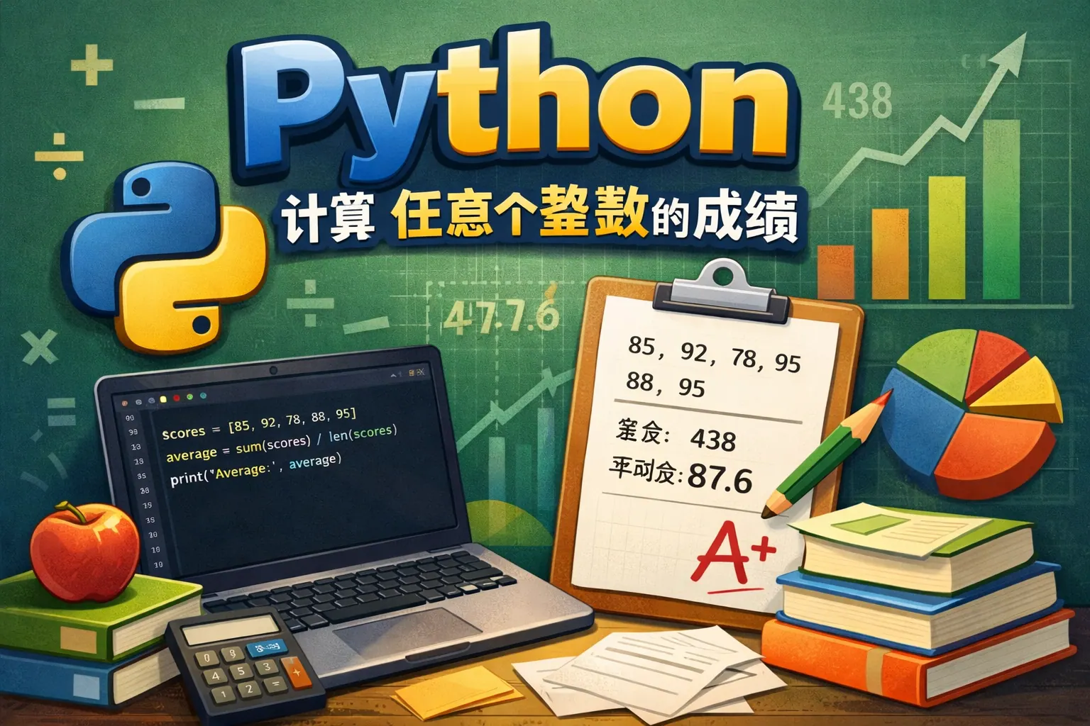 Python计算任意个整数的成绩