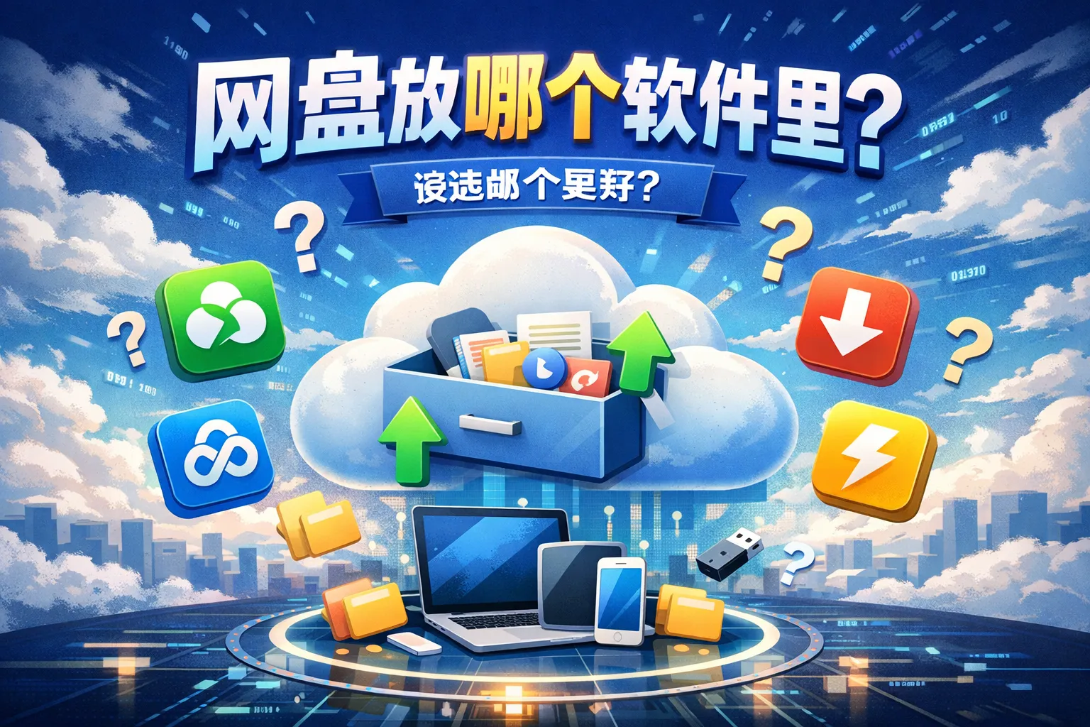 网盘放哪个软件里