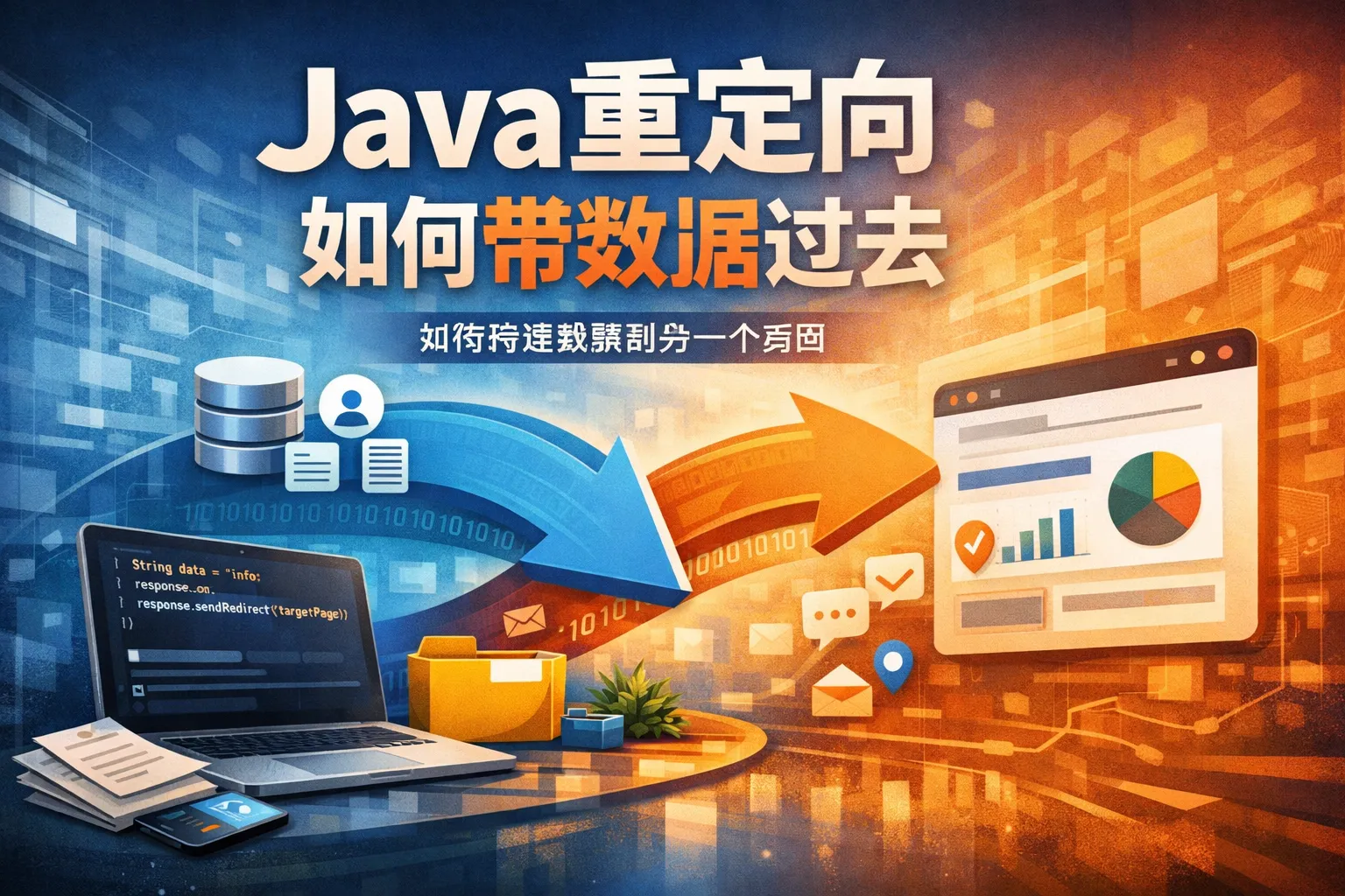 java重定向如何带数据过去